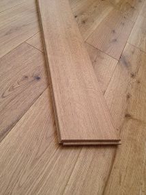 NATURE 125MM SOLID OAK RUSTIC  LACQUERED  NO STOCK 